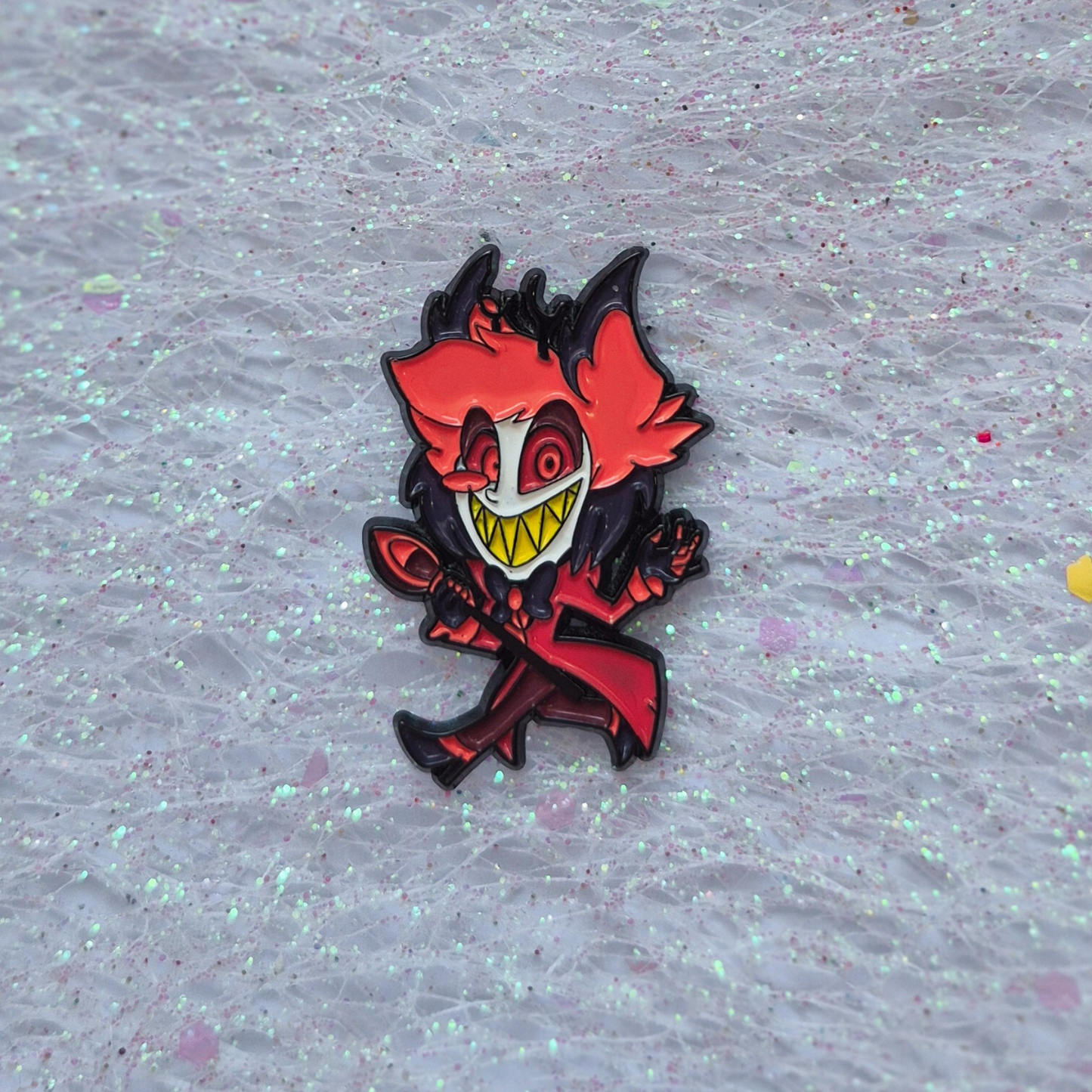 Alastor Enamel Alloy Pin