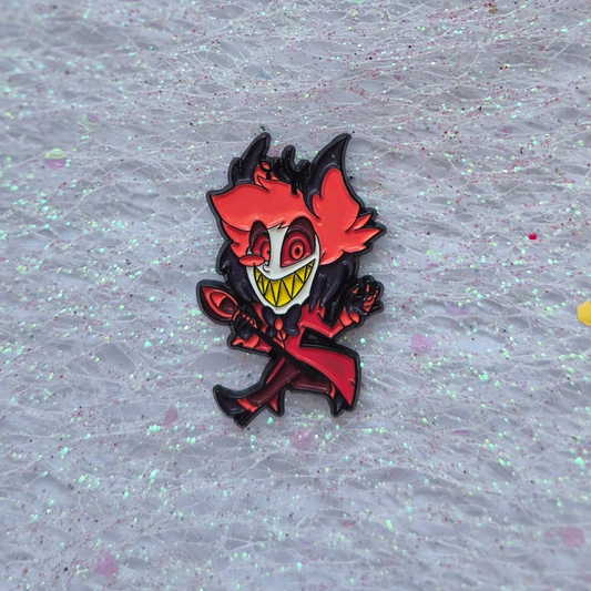 Alastor Enamel Alloy Pin