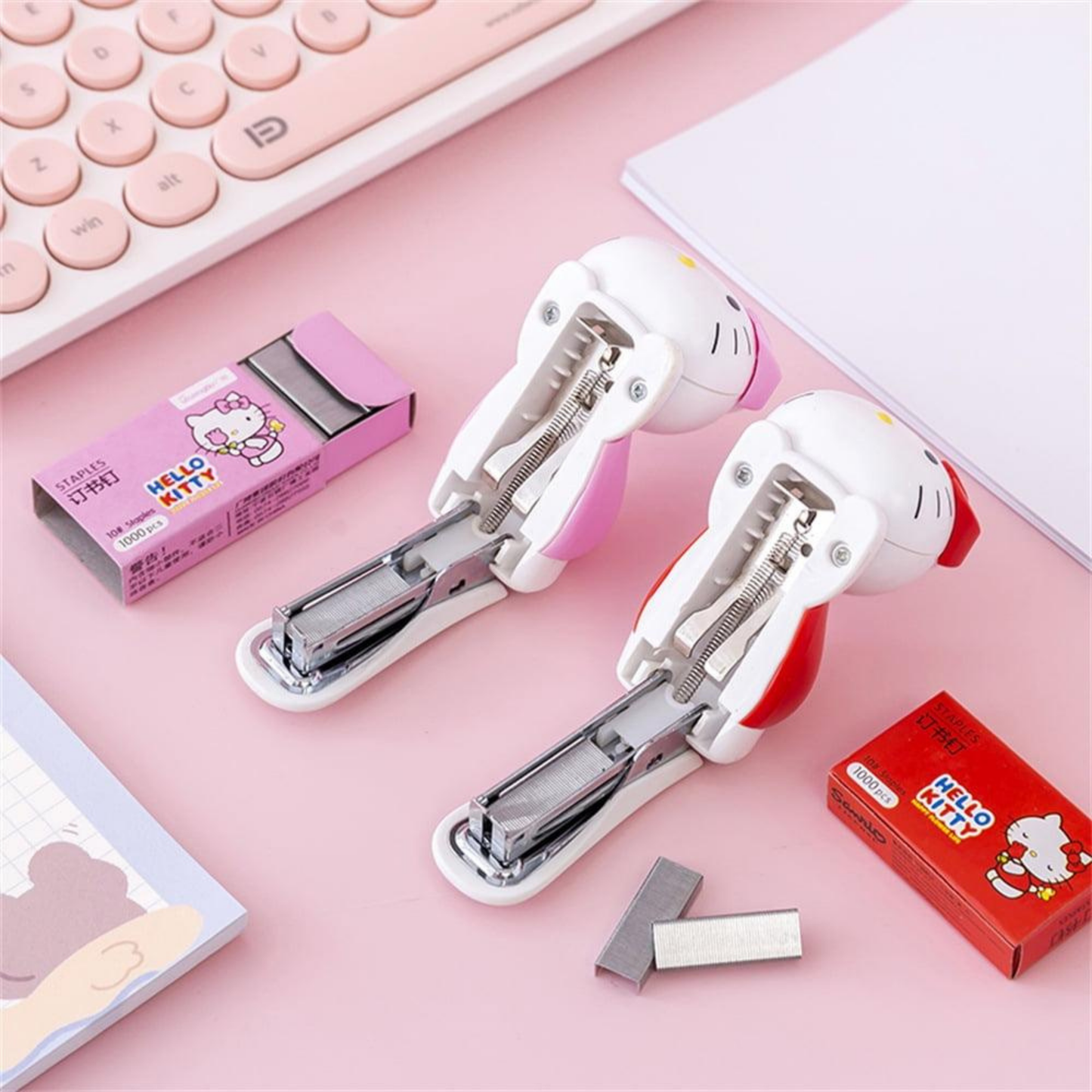 Hello Kitty Mini Stapler Set