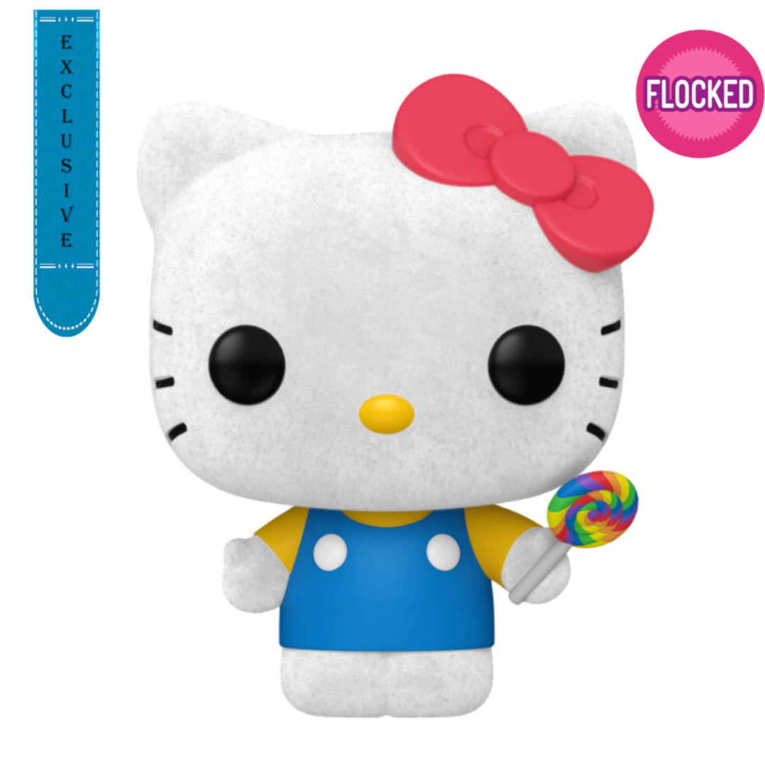 Hello Kitty (with Lollipop) US Exclusive Flocked Pop! Vinyl