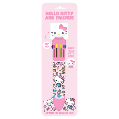 Hello Kitty and Friends My Favourite Days Hello Kitty Spinny 10 Colour Pen