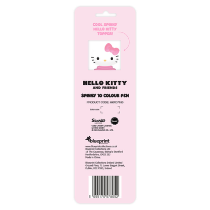 Hello Kitty and Friends My Favourite Days Hello Kitty Spinny 10 Colour Pen