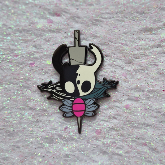 Hollow Knight Hollownest Symbol Enamel Alloy Pin