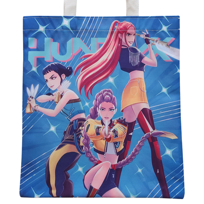 K-Pop Demon Hunters Huntrix Trio Canvas Tote Bag