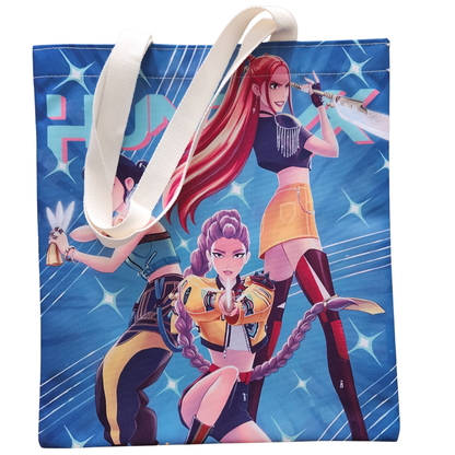 K-Pop Demon Hunters Huntrix Trio Canvas Tote Bag