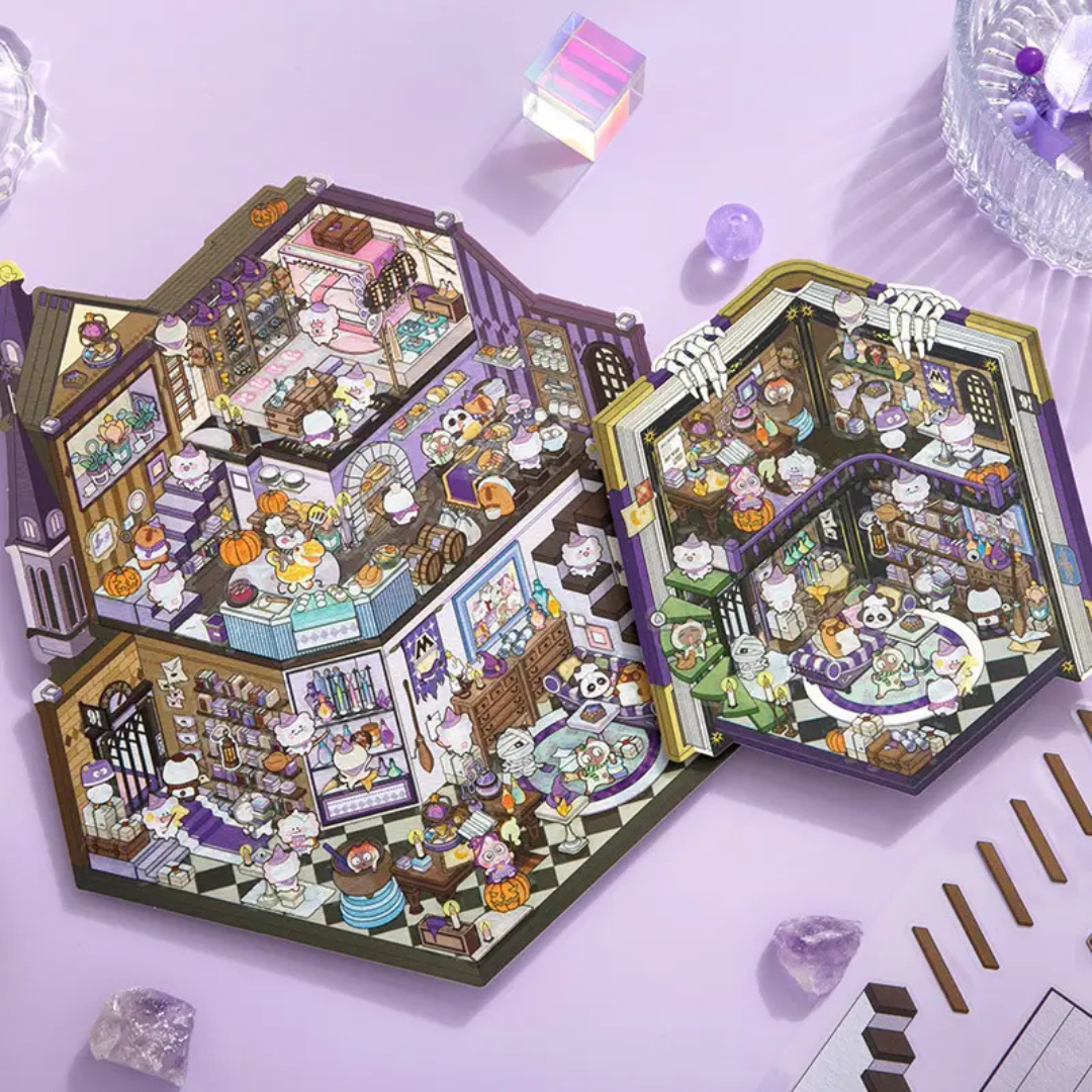 Magic Academy Jumbo Isometric Sticker Scene