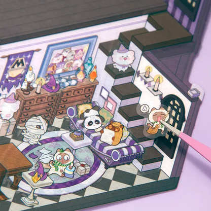 Magic Academy Jumbo Isometric Sticker Scene