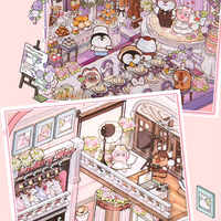 Romantic Wedding Jumbo Isometric Sticker Scene