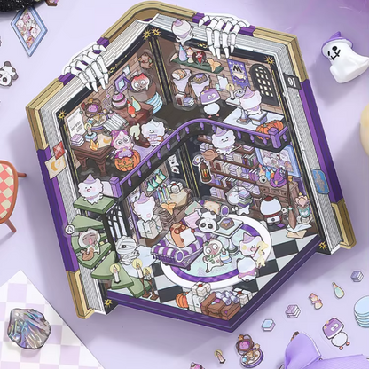 Treasure Book DIY Isometric Sticker Scene