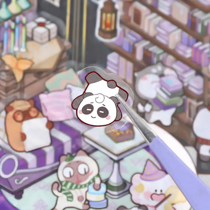 Treasure Book DIY Isometric Sticker Scene