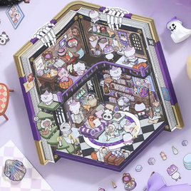 Treasure Book DIY Isometric Sticker Scene