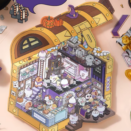 Treasure Chest DIY Isometric Sticker Scene