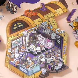 Treasure Chest DIY Isometric Sticker Scene