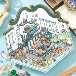 Treasure Store DIY Isometric Sticker Scene