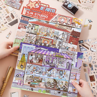 Film Studio Jumbo Isometric Sticker Scene