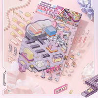 Bear Dream Factory Isometric Sticker Scene