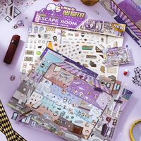 Escape Room Jumbo Isometric Sticker Scene