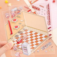 Barbeque Isometric Sticker Scene