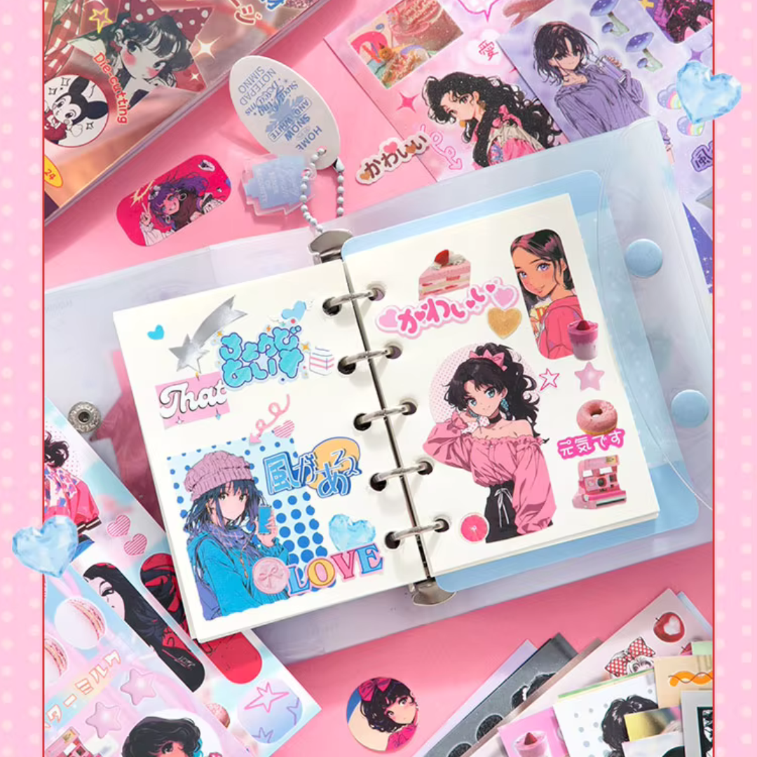 Japanese City Life Style Sticker Book