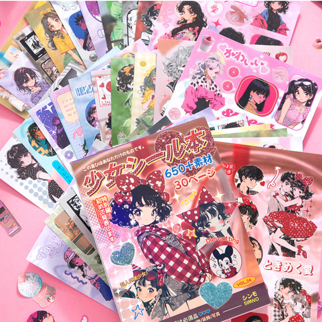 Japanese City Life Style Sticker Book