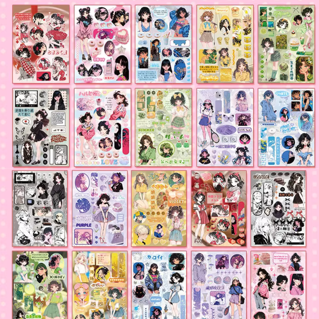 Japanese City Life Style Sticker Book