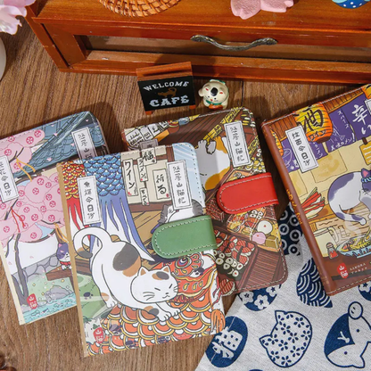 Japanese Style Cat Journal