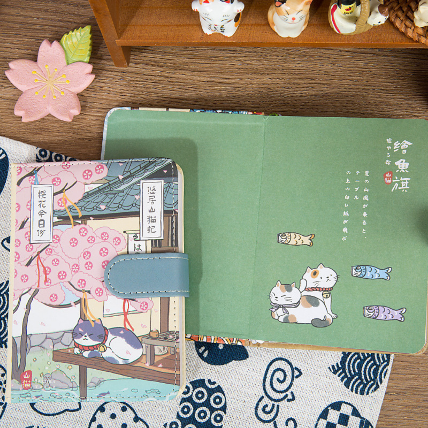 Japanese Style Cat Journal