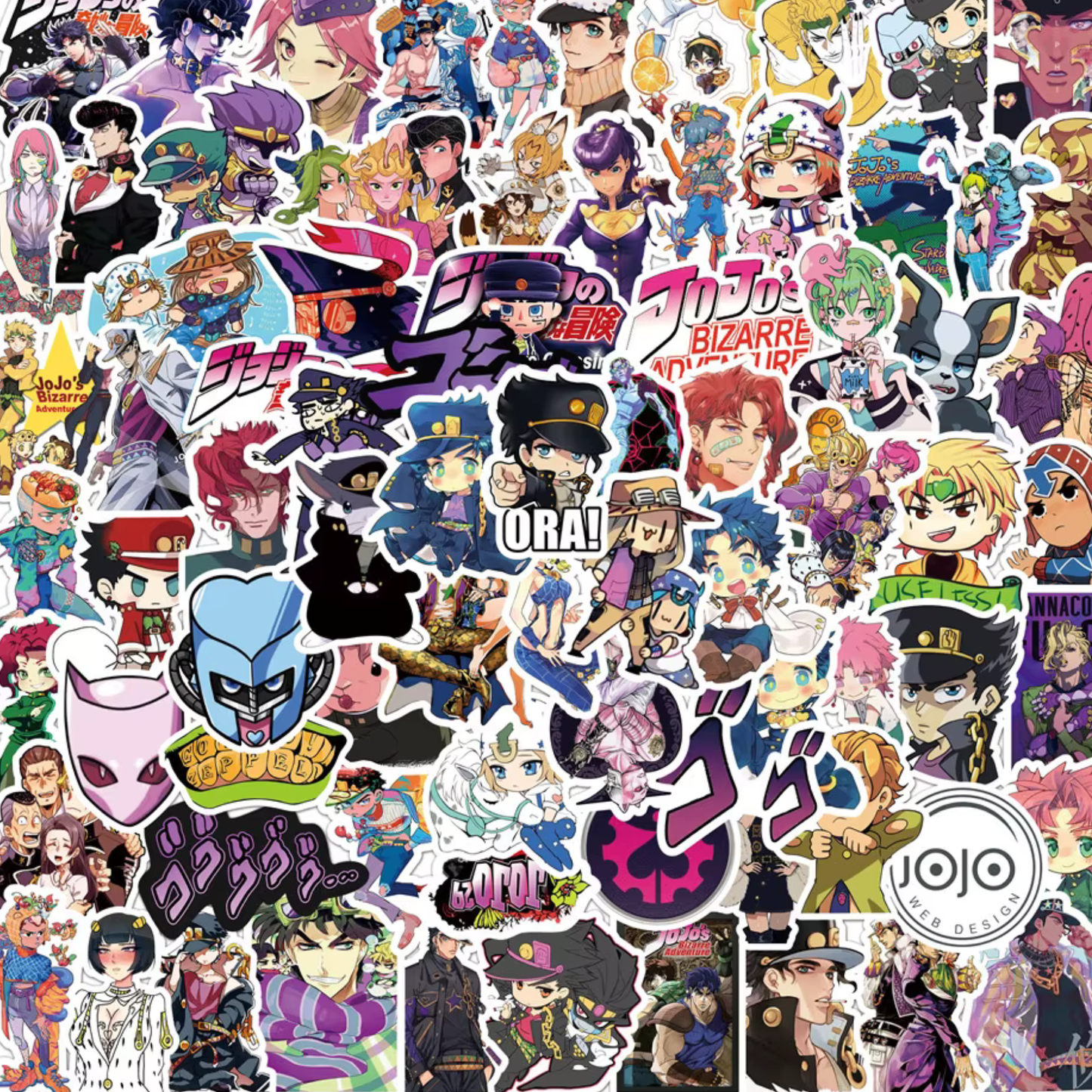 JoJo's Bizarre Adventure 50 Piece Sticker Pack