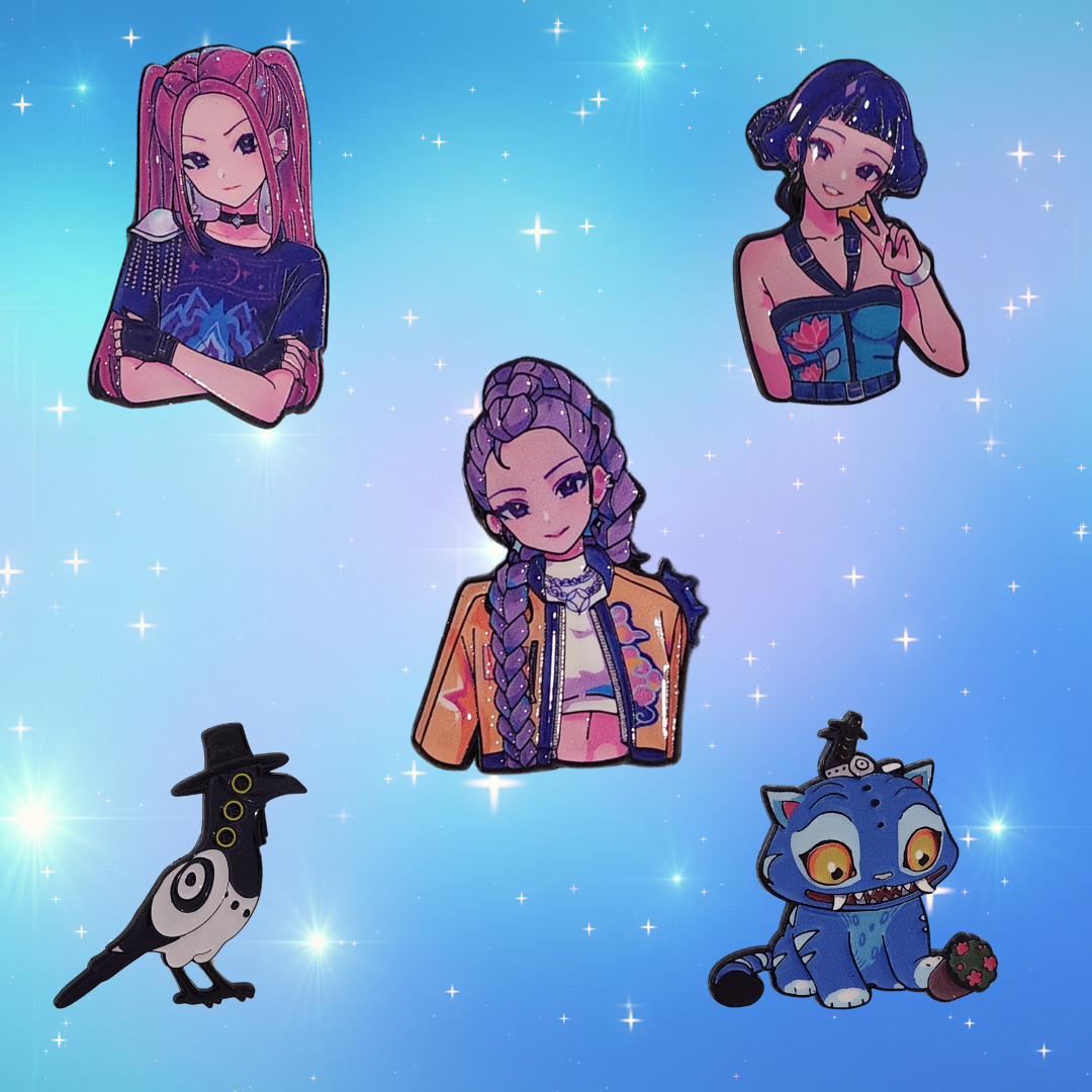 K-POP Demon Hunters Pin Series