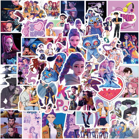 KPop Demon Hunters 50 Sticker Pack