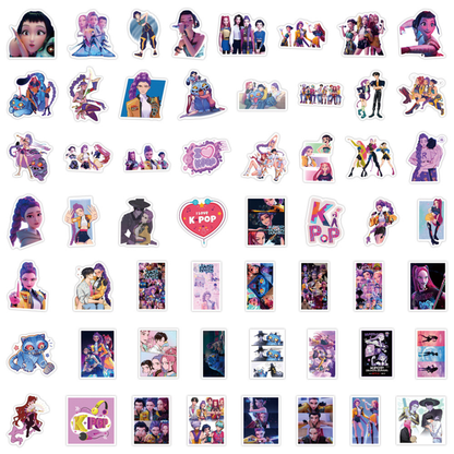 K-Pop Demon Hunters 50 Sticker Pack