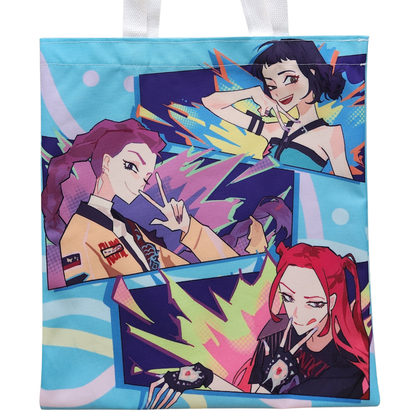 K-Pop Demon Hunters Huntrix Canvas Tote Bag