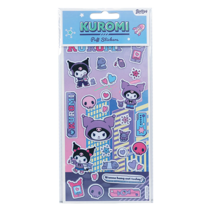 Kuromi Puff Sticker Sheet