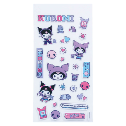 Kuromi Puff Sticker Sheet