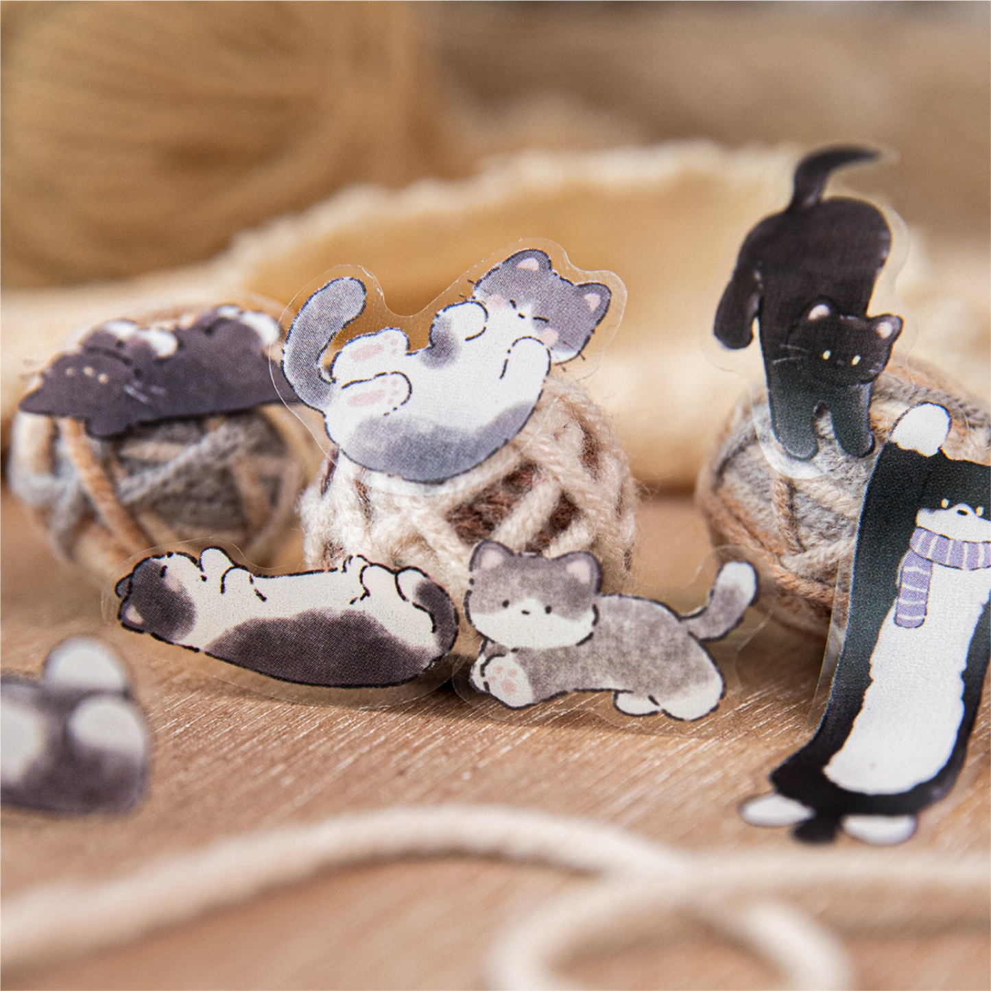 Kawaii Kittens & Puppies Sticker Tape