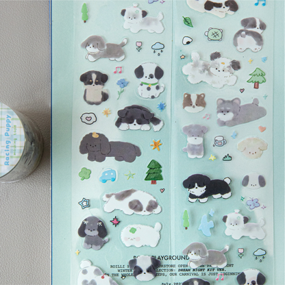 Kawaii Kittens & Puppies Sticker Tape