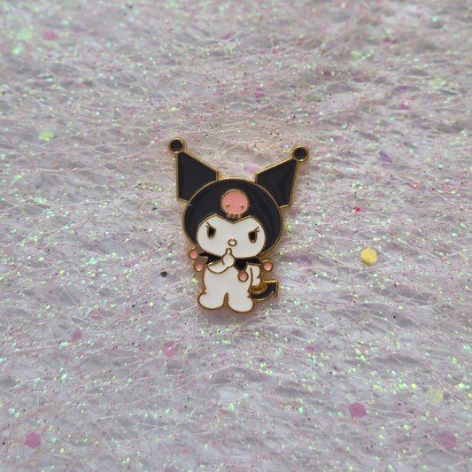 Mischievous Kuromi Enamel Alloy Pin