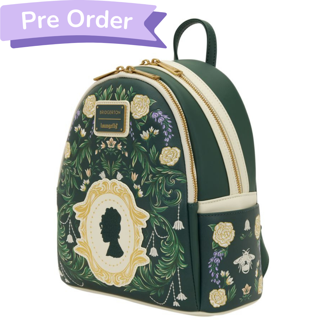 Bridgerton Silhouette Floral Mini Backpack