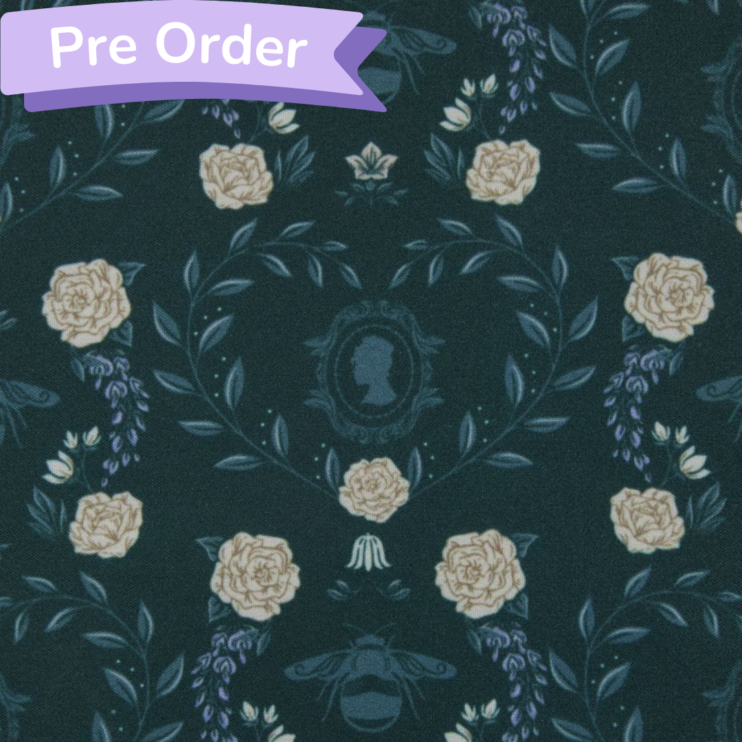 Bridgerton Silhouette Floral Mini Backpack