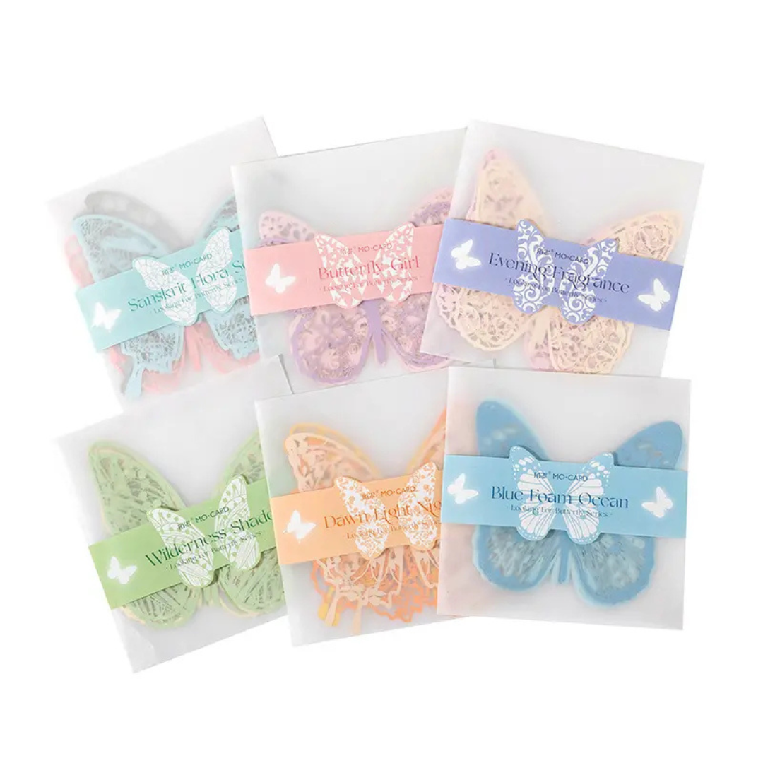Lace Butterly Craft Papers