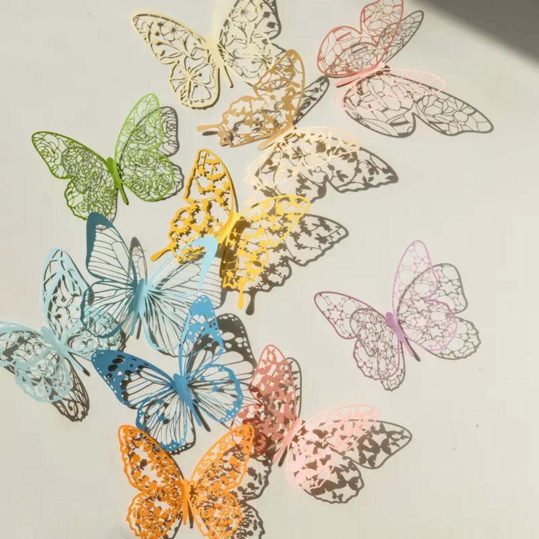 Lace Butterly Craft Papers