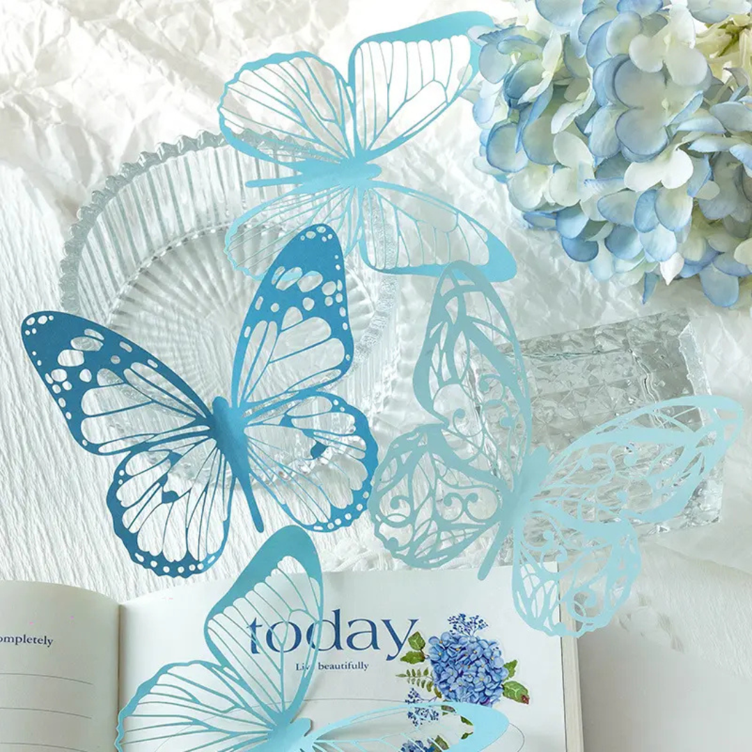 Lace Butterly Craft Papers