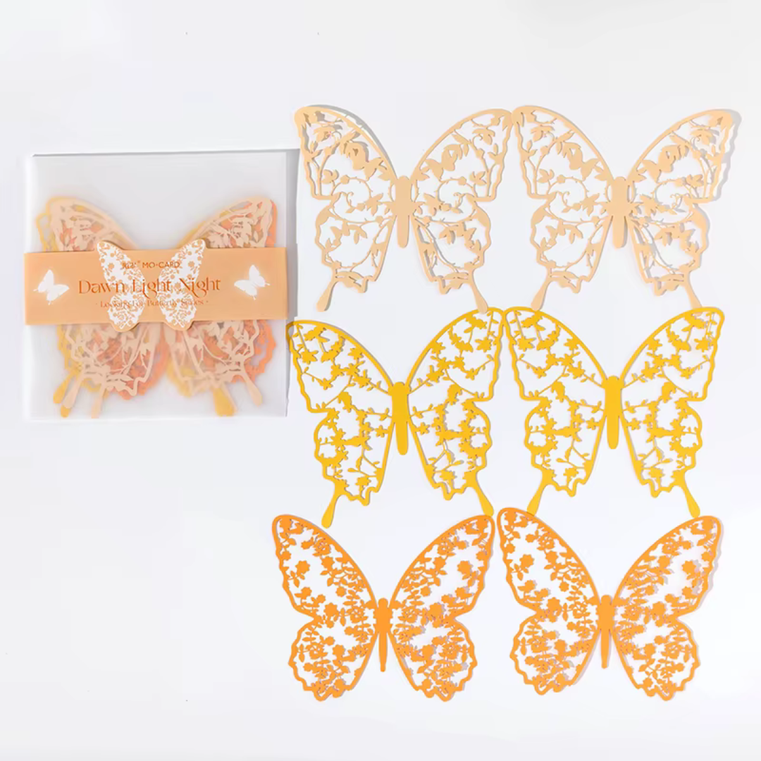 Lace Butterly Craft Papers