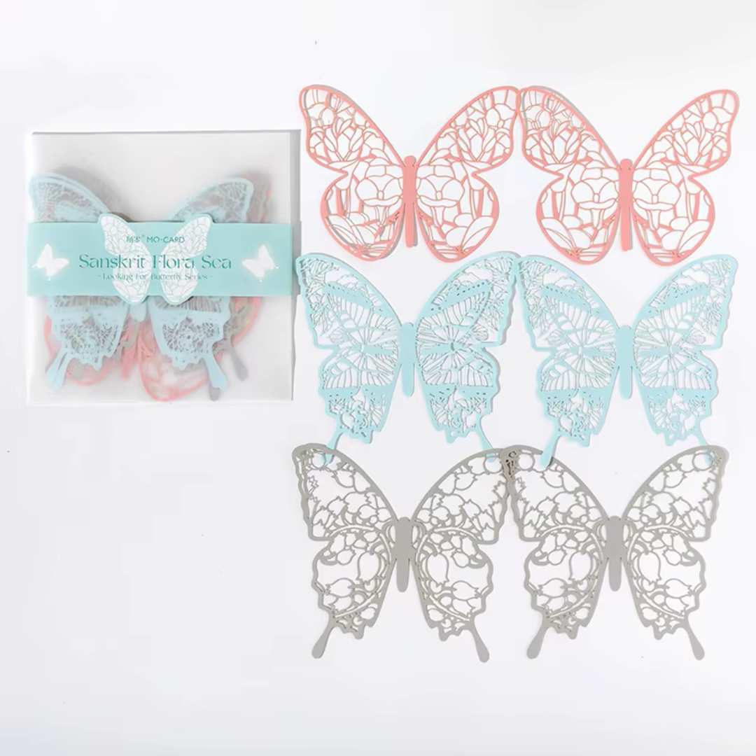 Lace Butterly Craft Papers