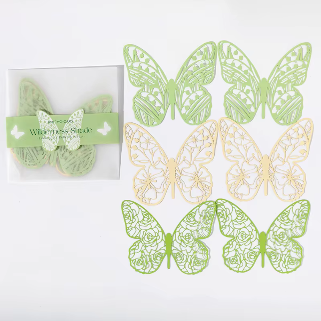 Lace Butterly Craft Papers