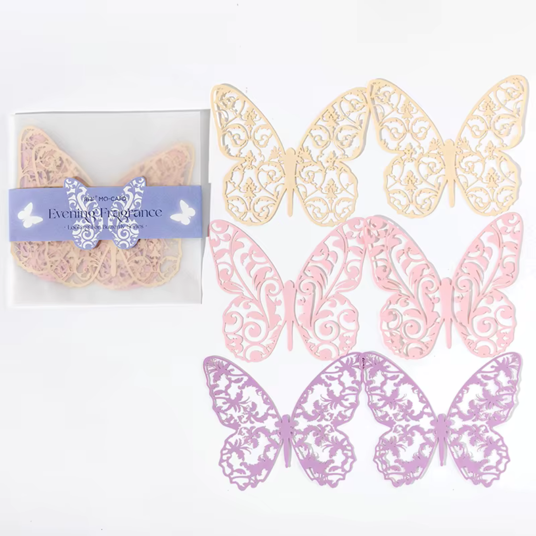 Lace Butterly Craft Papers