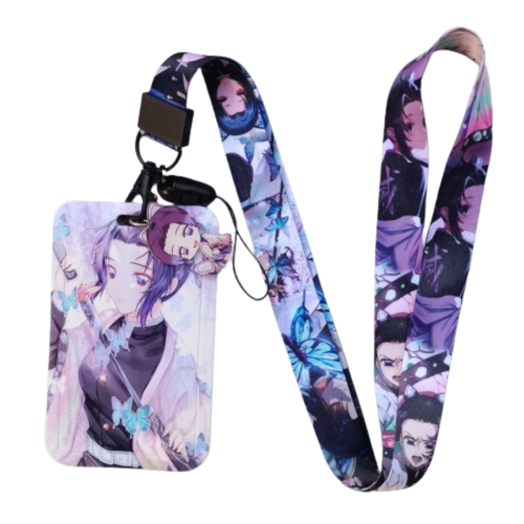 Demon Slayer Shinobu ID Card and Lanyard