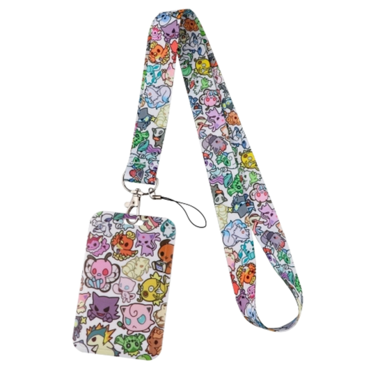 Pokemon Chibi ID Card and Lanyard