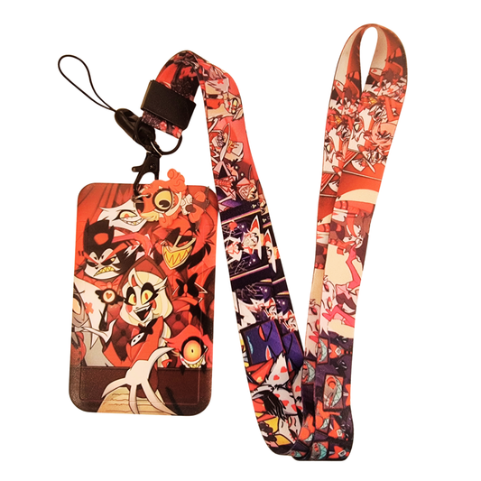 Hazbin Hotel Chaos ID Card and Lanyard
