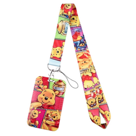 Winnie The Pooh ID Card Holder and Lanyard